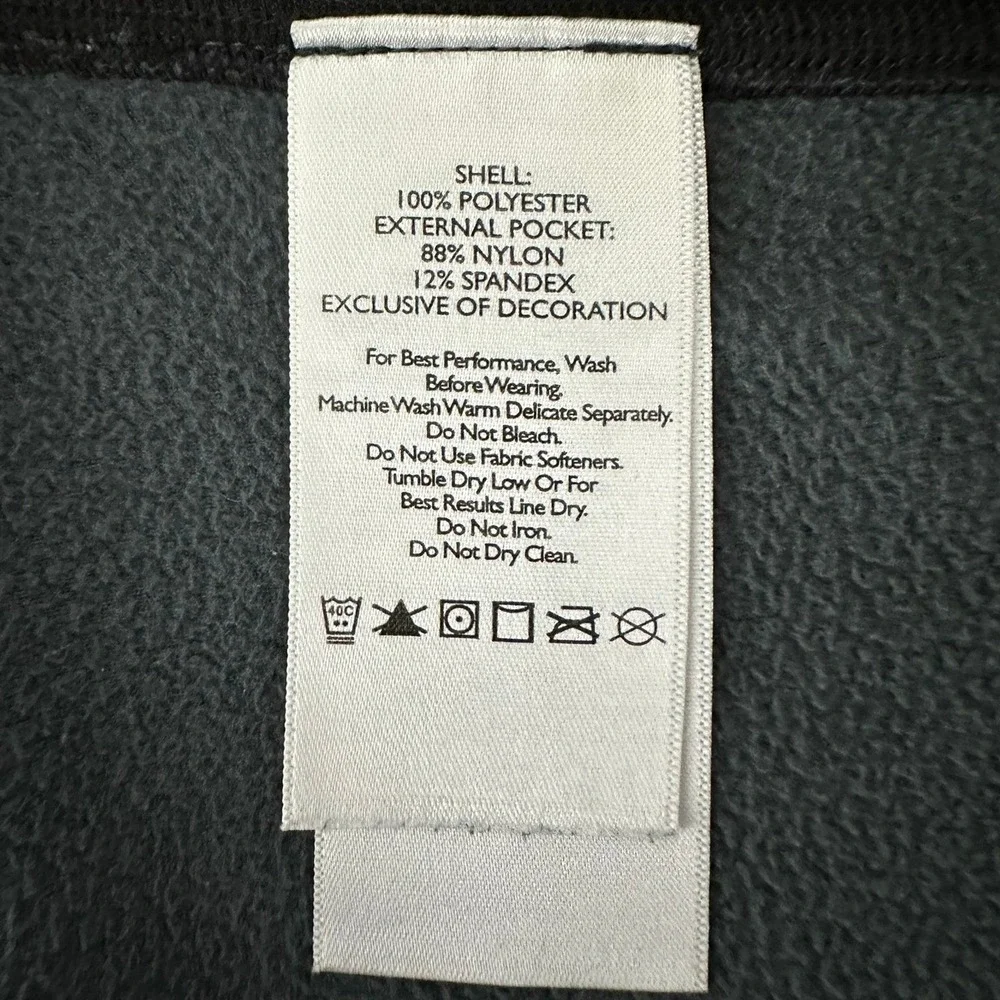 Eddie Bauer First Ascent Fleece Jacket S Gray Full Zip Gorpcore Hiking Outdoor - Picture 6 of 9